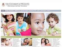 Tablet Screenshot of developmentalstudies.uwinnipeg.ca