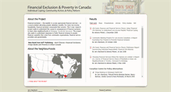 Desktop Screenshot of financial-exclusion.uwinnipeg.ca